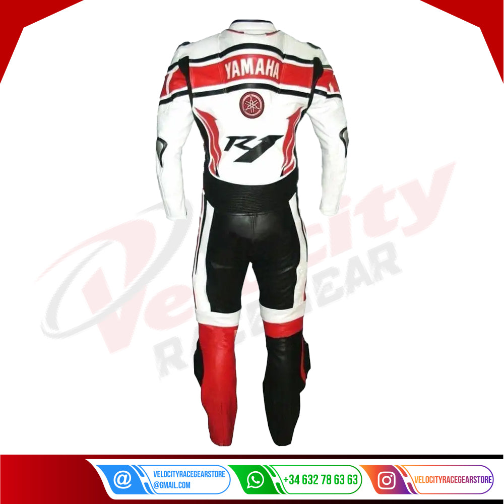 YAMAHA MOTORBIKE LEATHER SUIT FOR MEN AND WOMEN - Velocity Racegear-null