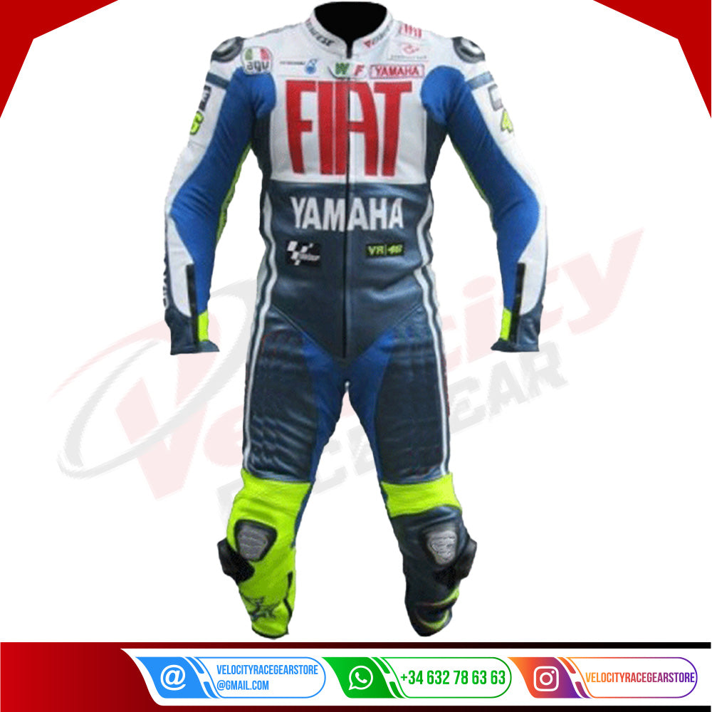 Yamaha Fait Motorcycle Leather Suit - Velocity Racegear-null
