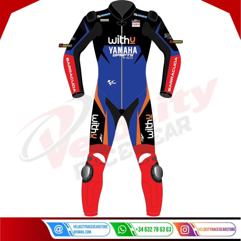 Yamaha Leather Suit Andrea Dovizioso MotoGP 2022 - Velocity Racegear-null