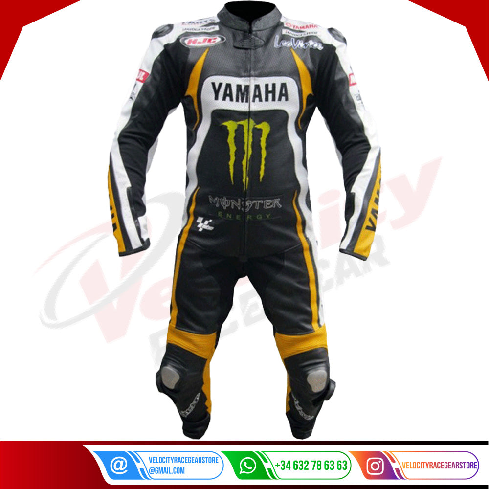 Yamaha Monster Energy Leather Suit - Velocity Racegear-null
