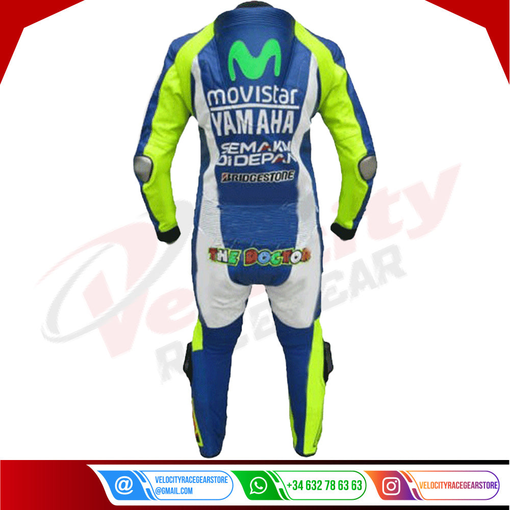 Yamaha Movistar Motorcycle Leather Suit - Velocity Racegear-null