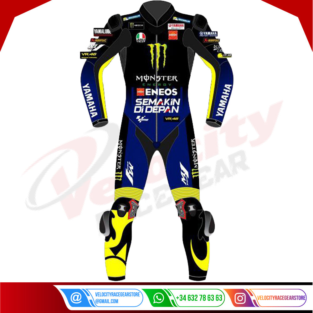 Yamaha Rossi Motorcycle Leather Suit - Velocity Racegear-null