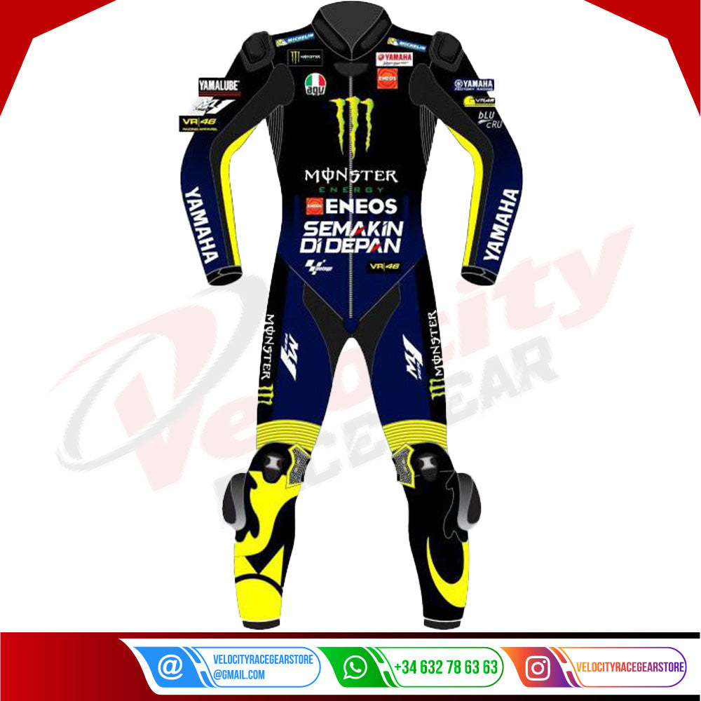 Yamaha Valentino Rossi Motorcycle suit 2019 - Velocity Racegear-null