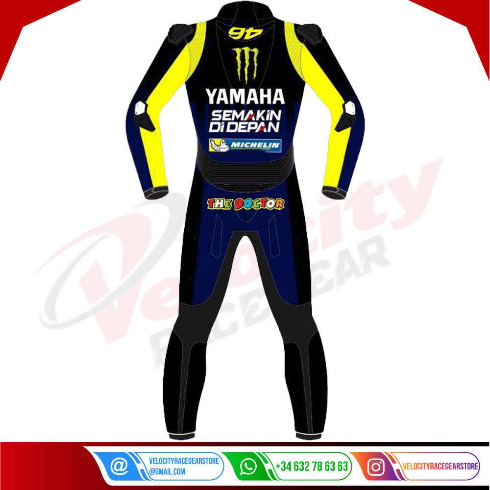 Yamaha Valentino Rossi Motorcycle suit 2019 - Velocity Racegear-null