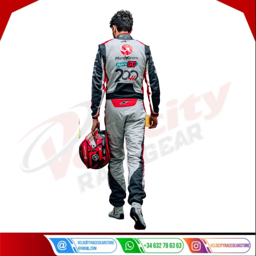 2025 Esteban Ocon F1 Race Suit Canadian GP Haas Team F1