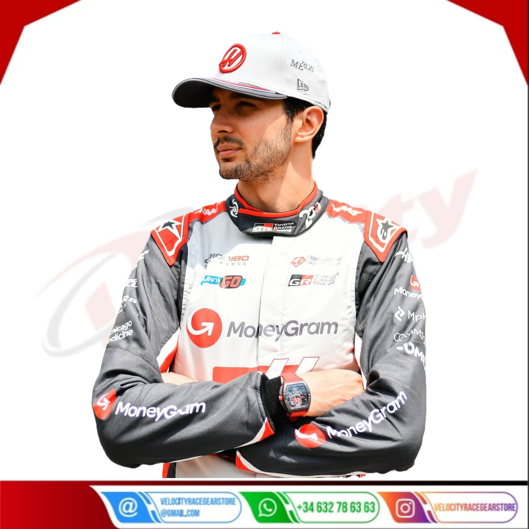 2025 Esteban Ocon F1 Race Suit Canadian GP Haas Team F1