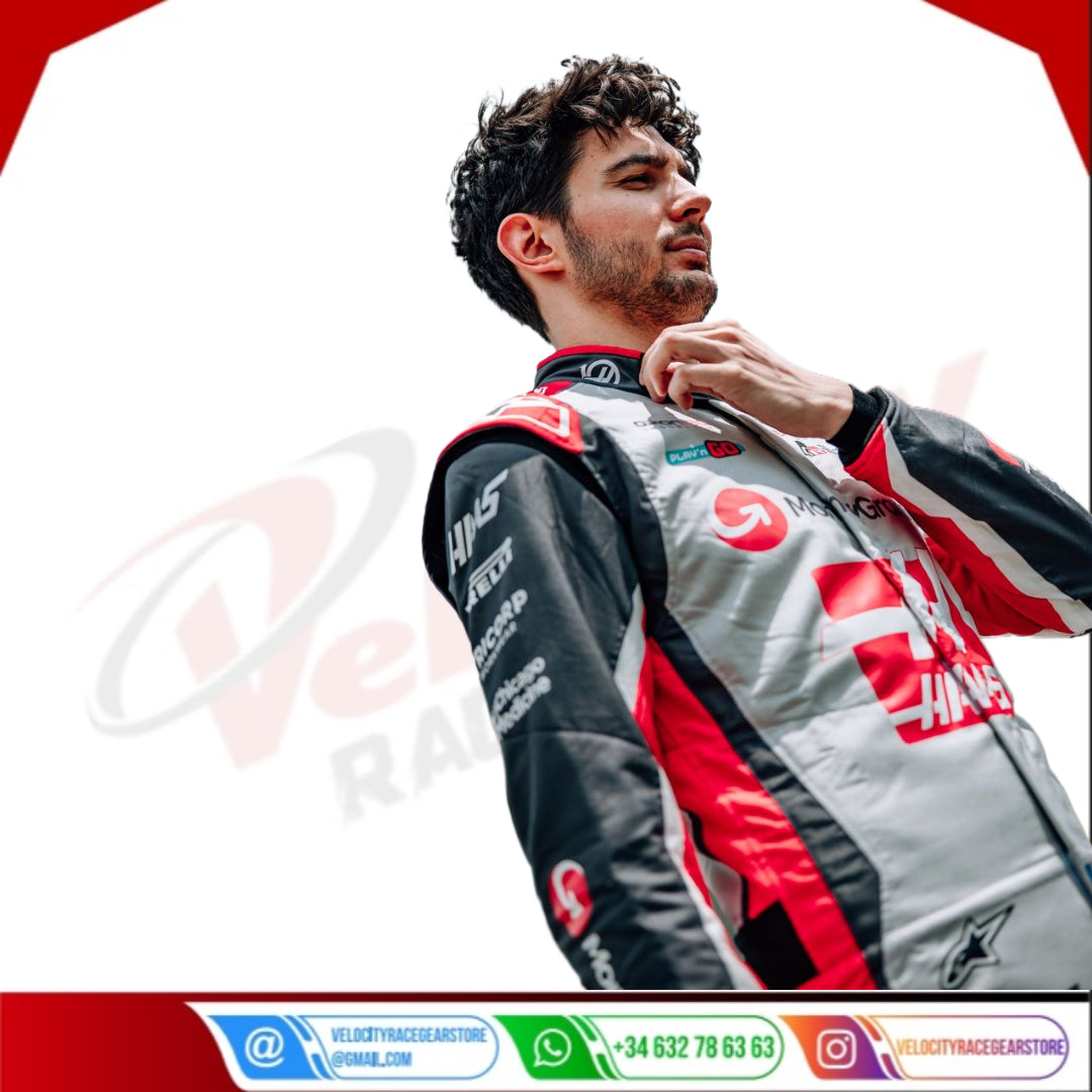 2025 Esteban Ocon F1 Race Suit Canadian GP Haas Team F1